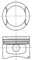 Поршень NURAL 87-501807-10
