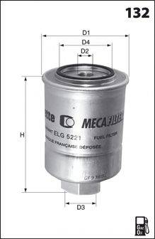 Паливний фільтр MECAFILTER ELG5229