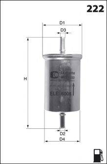 Паливний фільтр MECAFILTER ELE6013