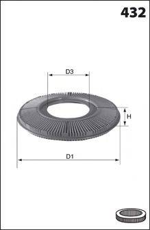 Повітряний фільтр MECAFILTER EL3773