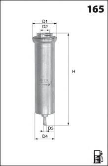 Паливний фільтр MECAFILTER ELG5301