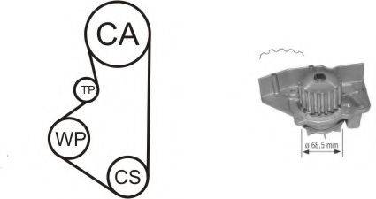 Водяний насос + комплект зубчастого ременя AIRTEX WPK-136103