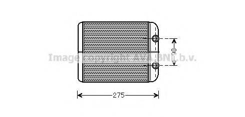 Теплообмінник, опалення салону AVA QUALITY COOLING VW6301