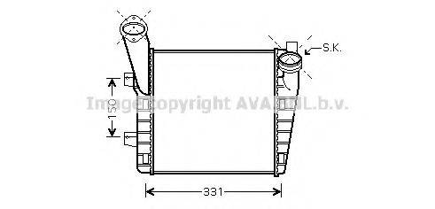 AVA QUALITY COOLING VWA4234 Інтеркулер