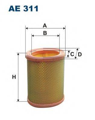 Повітряний фільтр FILTRON AE311