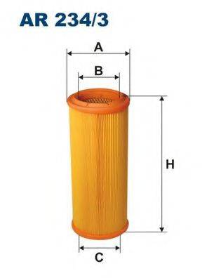 Повітряний фільтр FILTRON AR234/3