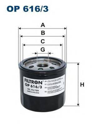 Масляний фільтр FILTRON OP616/3