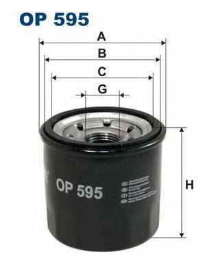 Масляний фільтр FILTRON OP595