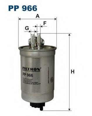 Паливний фільтр FILTRON PP966