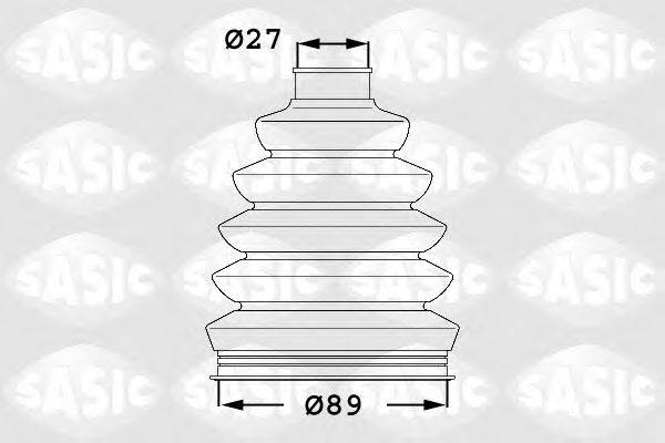 Комплект пильника, приводний вал SASIC 1904003