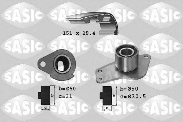 Комплект ременя ГРМ SASIC 1754015