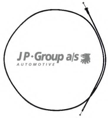 Тросик замку капота JP GROUP 1170701100