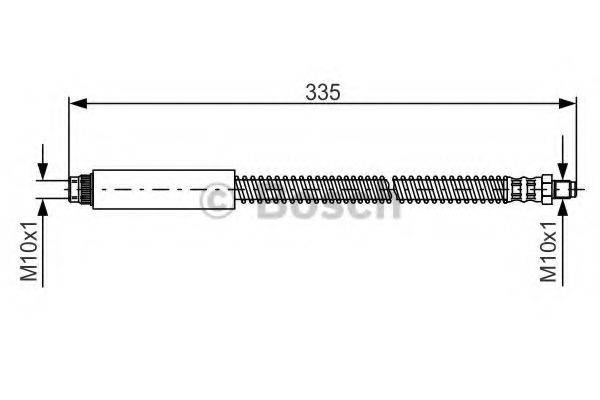 Гальмівний шланг BOSCH 1 987 476 078