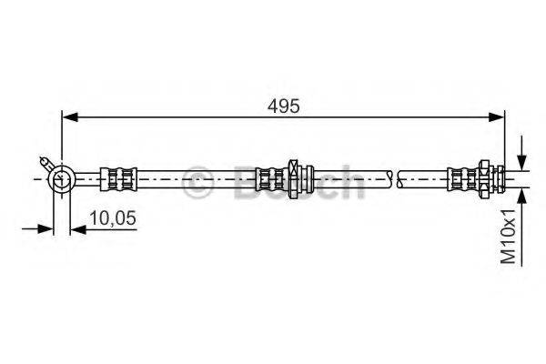 Гальмівний шланг BOSCH 1 987 476 399