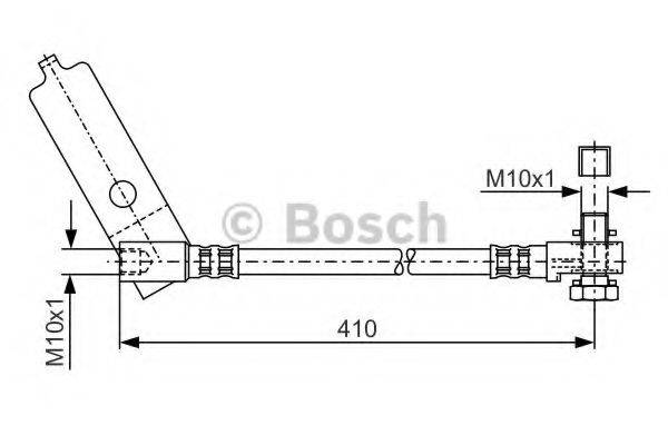 Гальмівний шланг BOSCH 1 987 481 046