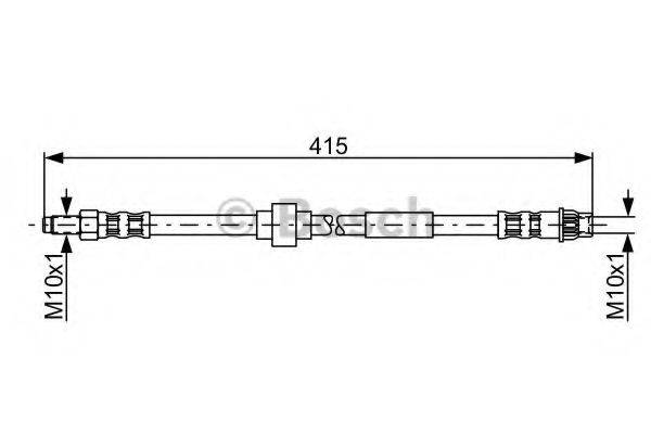 Гальмівний шланг BOSCH 1 987 481 165