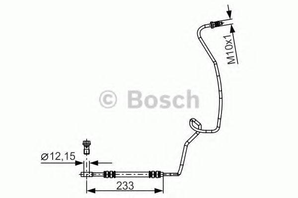 Гальмівний шланг BOSCH 1 987 481 338