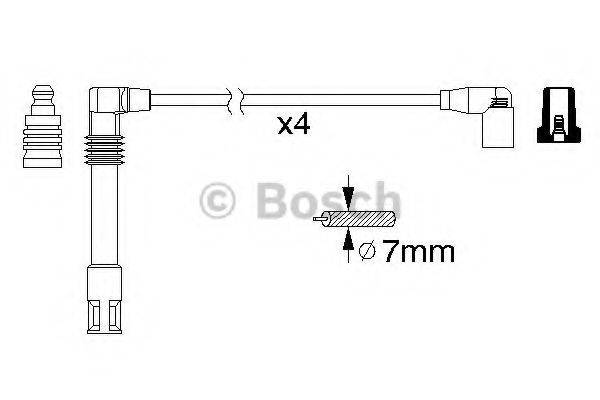 Комплект дротів запалення BOSCH 0 986 356 305