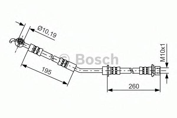 Гальмівний шланг BOSCH 1 987 481 407