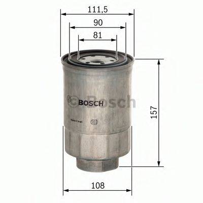 Паливний фільтр BOSCH F 026 402 025