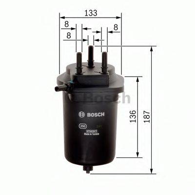 Паливний фільтр BOSCH F 026 402 073