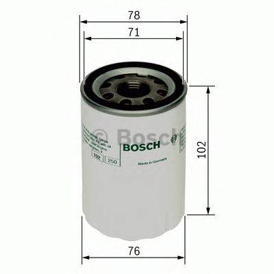 Масляний фільтр BOSCH F 026 407 027