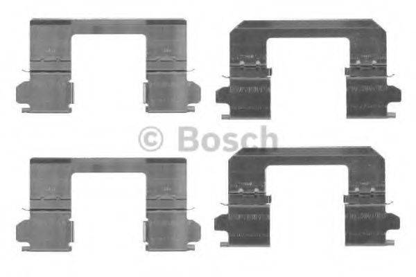 Комплектуючі, колодки дискового гальма BOSCH 1 987 474 461