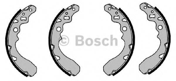 Комплект гальмівних колодок BOSCH 0 986 487 504