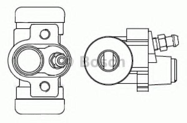 Колісний гальмівний циліндр BOSCH F 026 002 384