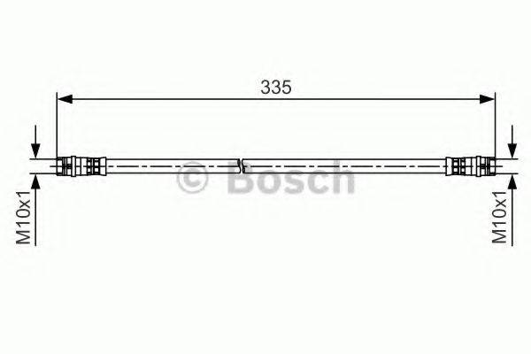 Гальмівний шланг BOSCH 1 987 481 517