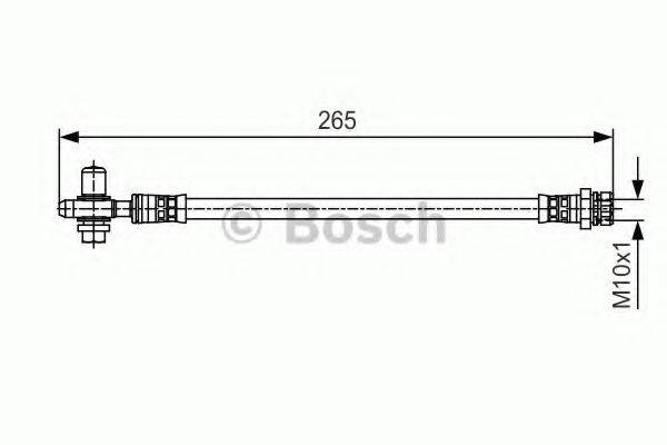 Гальмівний шланг BOSCH 1 987 481 519