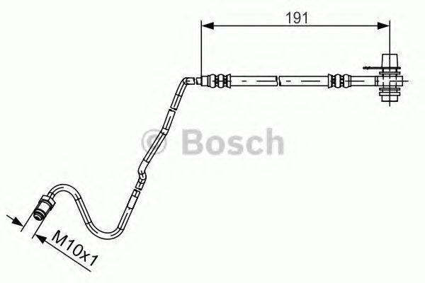 Гальмівний шланг BOSCH 1 987 481 537