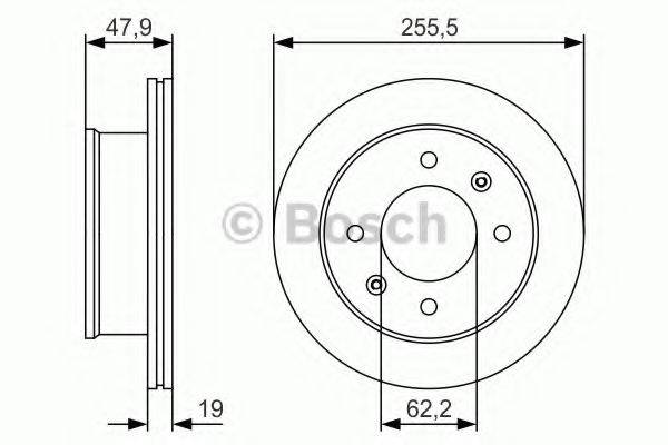 гальмівний диск BOSCH 0 986 479 S21