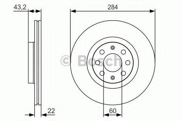 гальмівний диск BOSCH 0 986 479 S91