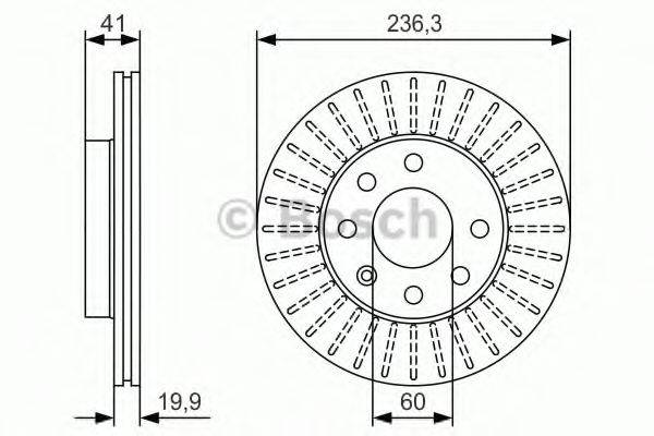 гальмівний диск BOSCH 0 986 479 S98