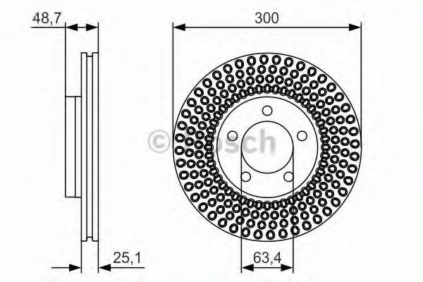 гальмівний диск BOSCH 0 986 479 701