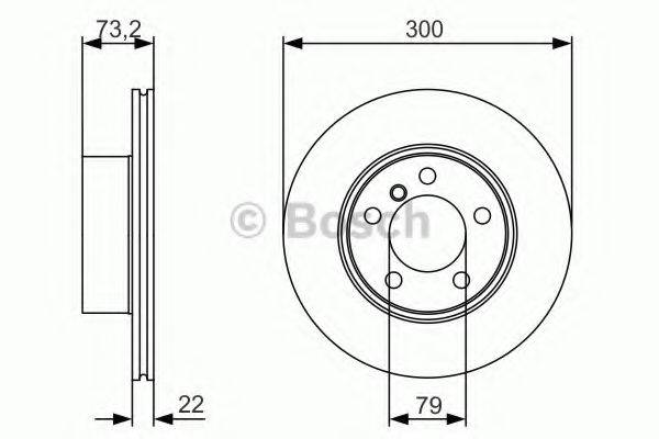 гальмівний диск BOSCH 0 986 479 A18