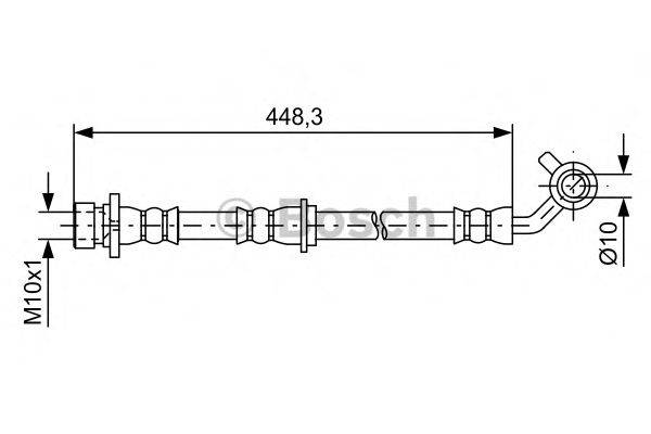 Гальмівний шланг BOSCH 1 987 481 576
