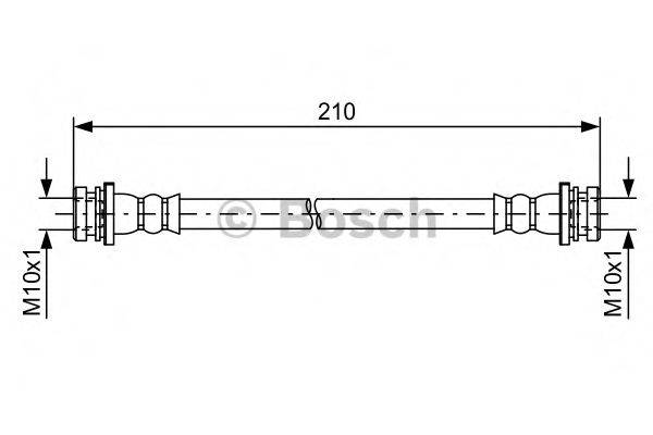 Гальмівний шланг BOSCH 1 987 481 628