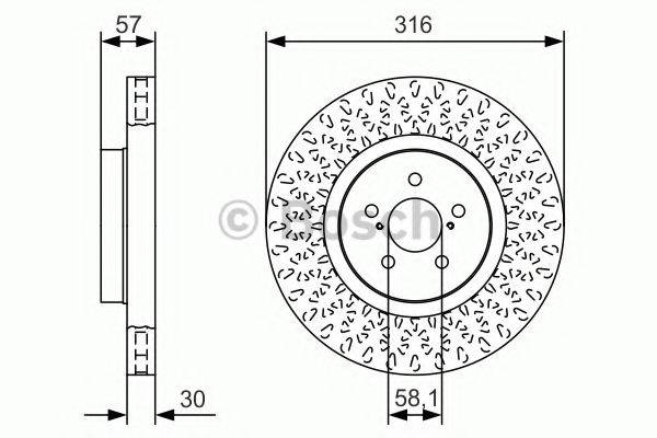 гальмівний диск BOSCH 0 986 479 A81