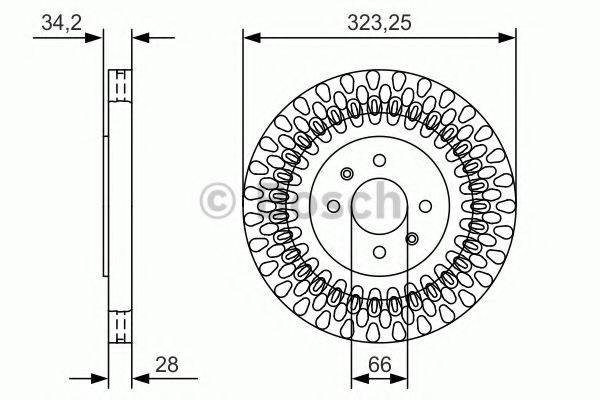 гальмівний диск BOSCH 0 986 479 A90