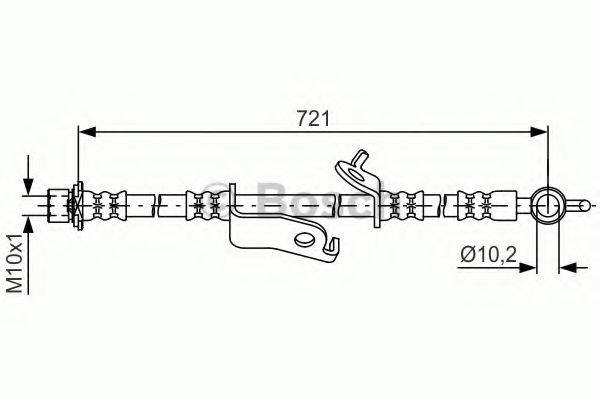 Гальмівний шланг BOSCH 1 987 481 636