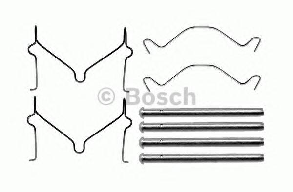 Комплектуючі, колодки дискового гальма BOSCH 1 987 474 621