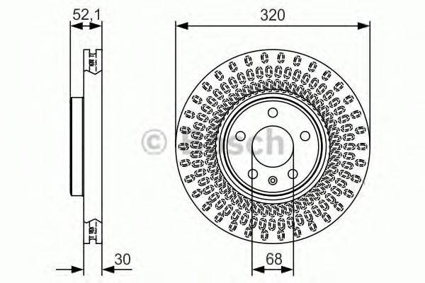 гальмівний диск BOSCH 0 986 479 C49