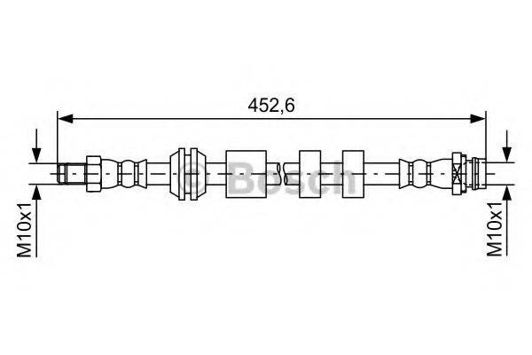 Гальмівний шланг BOSCH 1 987 481 741