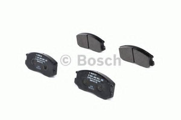 Комплект гальмівних колодок, дискове гальмо BOSCH 0 986 460 980