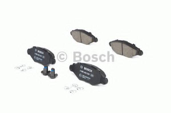 Комплект гальмівних колодок, дискове гальмо BOSCH 0 986 494 039