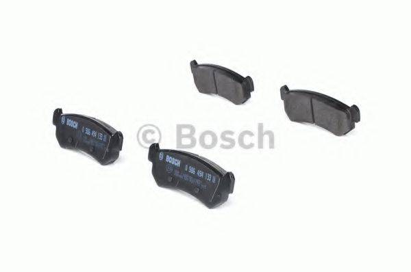 Комплект гальмівних колодок, дискове гальмо BOSCH 0 986 494 133