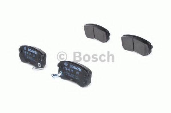 Комплект гальмівних колодок, дискове гальмо BOSCH 0 986 494 145