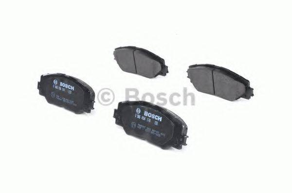 Комплект гальмівних колодок, дискове гальмо BOSCH 0 986 494 174